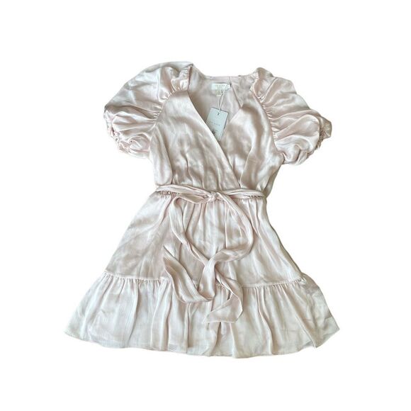 TED BAKER PUFF SLEEVE DRESS SIZE 2 - US 4-6 - Picture 3 of 10